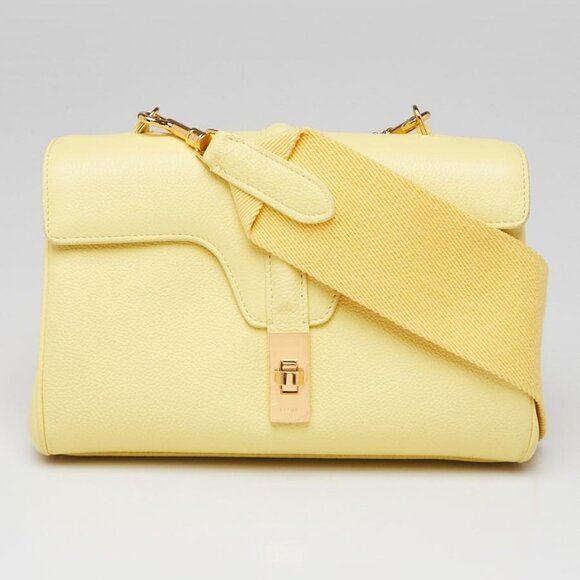 Celine Acacia Grained Calfskin Leather Teen Soft 16 Shoulder Bag - Picture 4 of 12